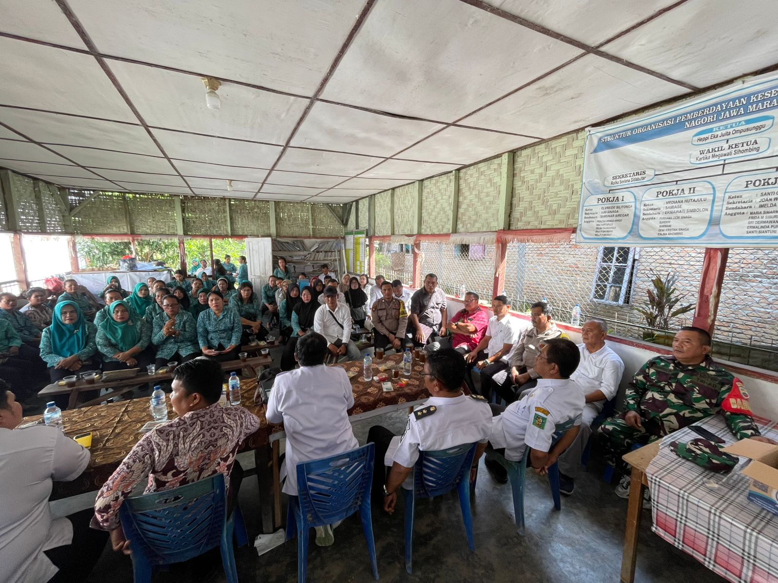 Rapat PKK bersama Camat dan 5 Pangulu sekecamatan